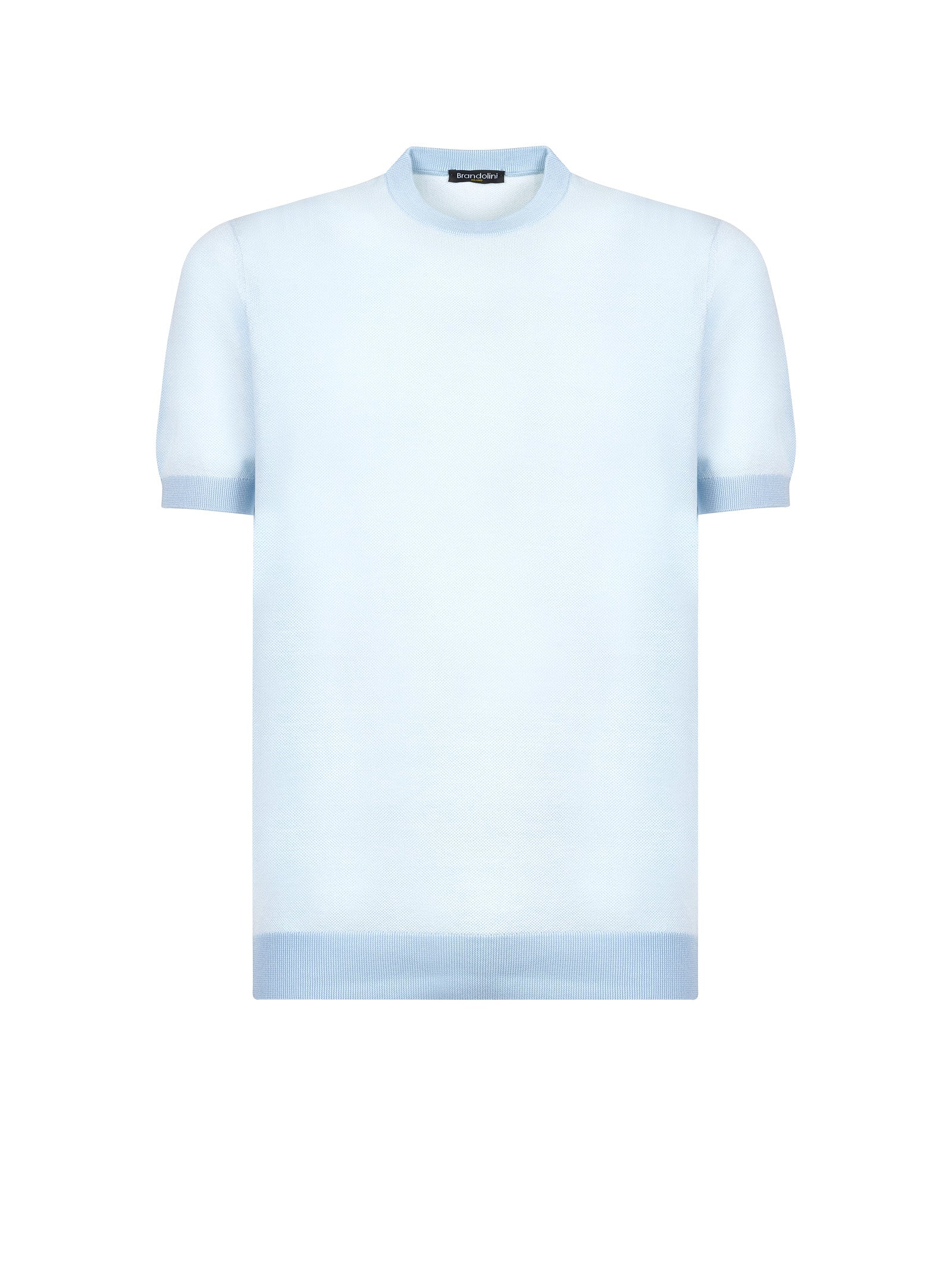 T-shirt BRANDOLINI Mezza manica nido d'ape
Celeste