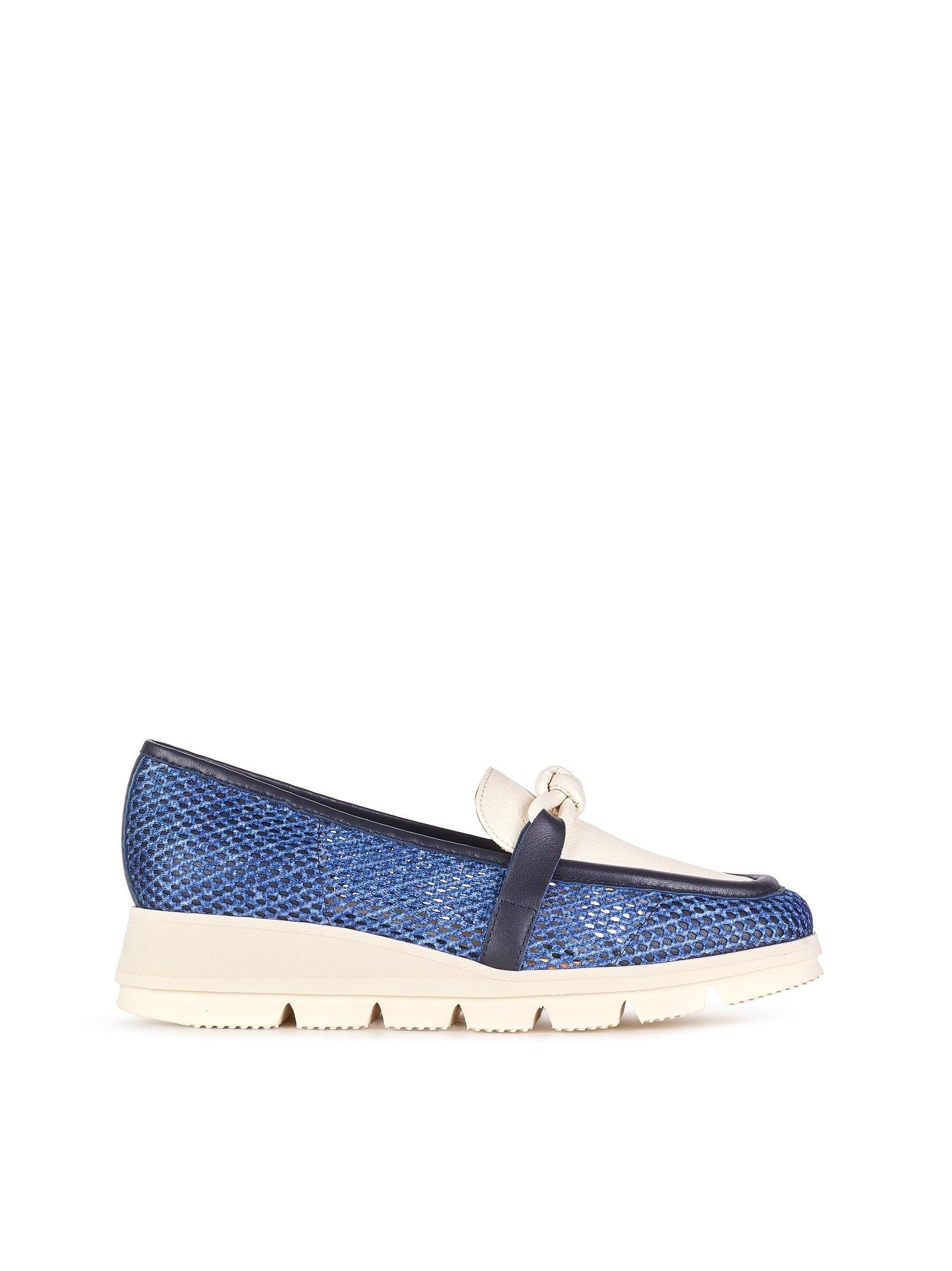 Mocassini BRUNATE Bicolore traforato
Blu/bianco