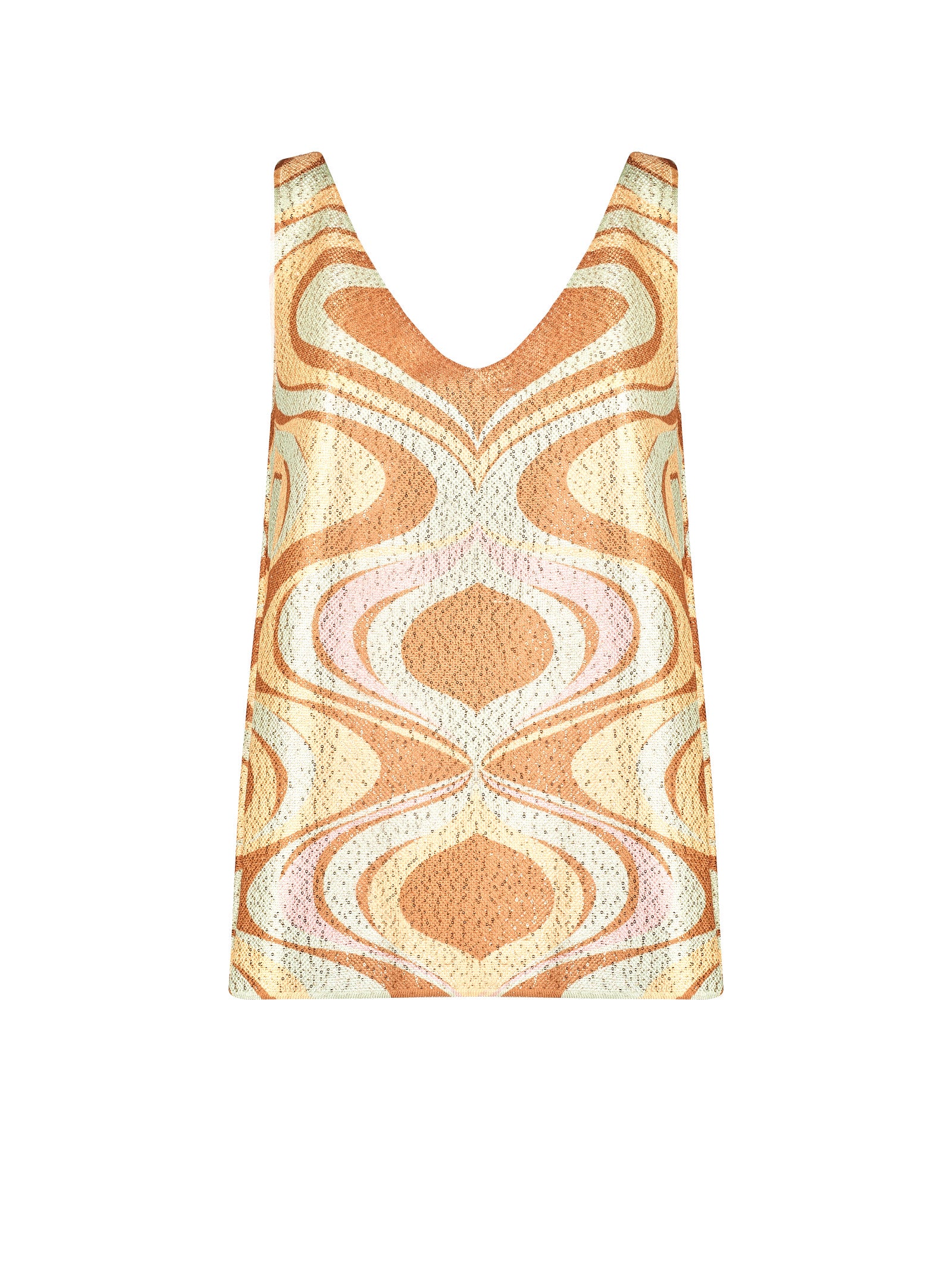 Maglia CIRCUS HOTEL Canotta con pailettes
/verde acqua