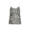 Maglia CIRCUS HOTEL Top fiori pailettes strass
Argento