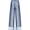 Jeans CIRCUS HOTEL Baggy con piegone
Bluette