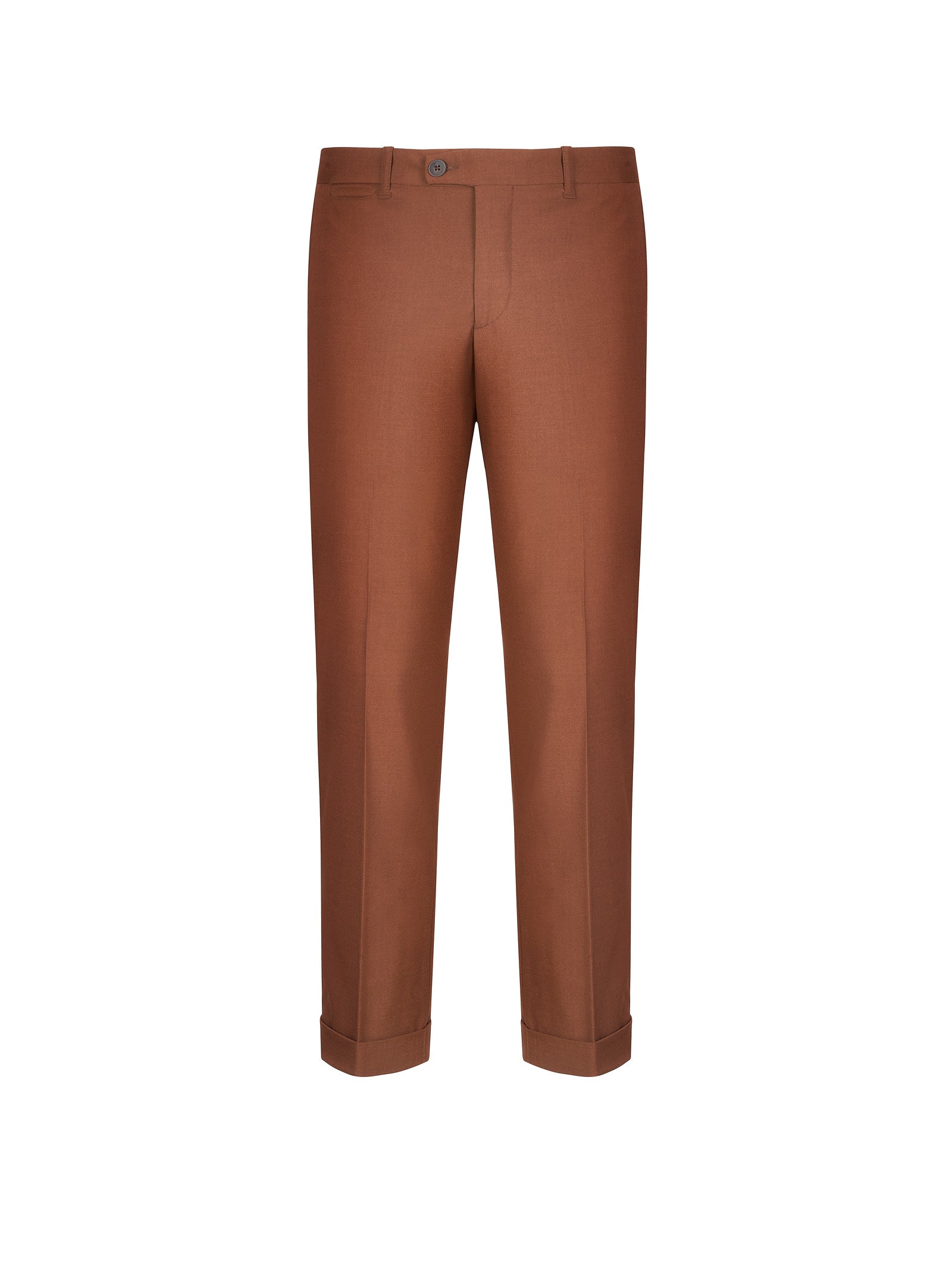 Pantalone DEVORE Chino piega al fondo
Marrone bruciato