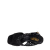 Sandalo EVALUNA Traforato con strass
Nero