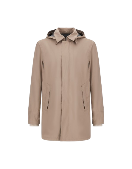 Giubbotto HERNO Carcoat monopetto hevolution
Tortora