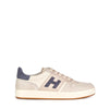 Sneaker HOGAN H668 allacciata h banda
Ghiaccio/blu