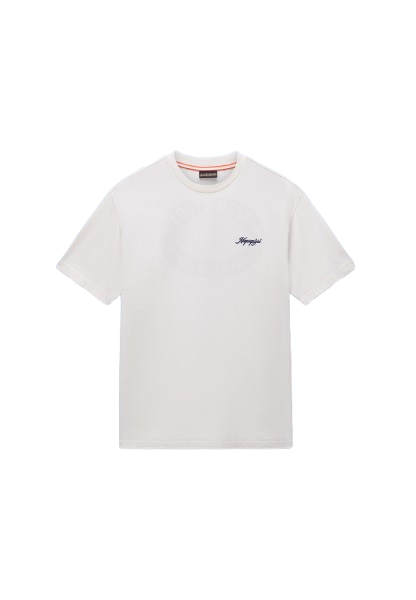 T-shirt NAPAPIJRI Mezza manica logata
Panna