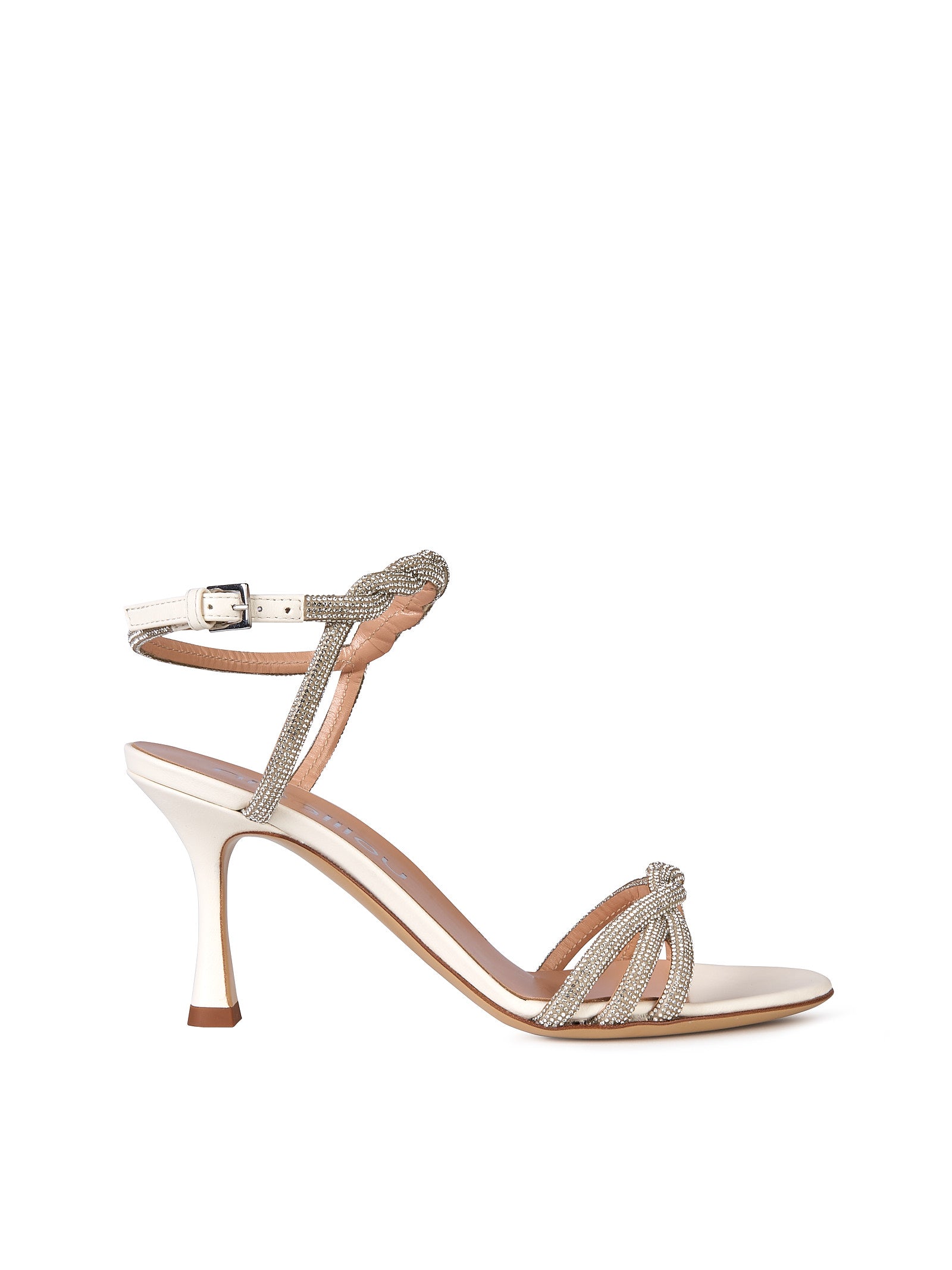 Sandalo NINALILOU Teccia con strass
Avorio