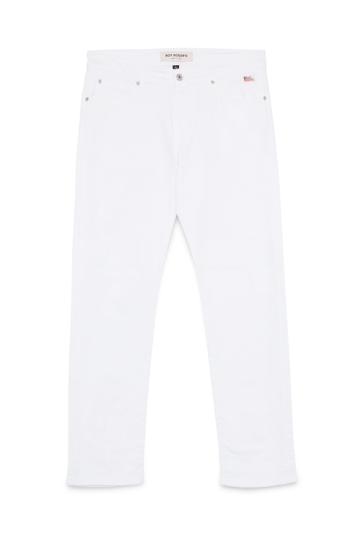 Jeans ROY ROGER'S 5 tasche bull denim elasticizz
Bianco