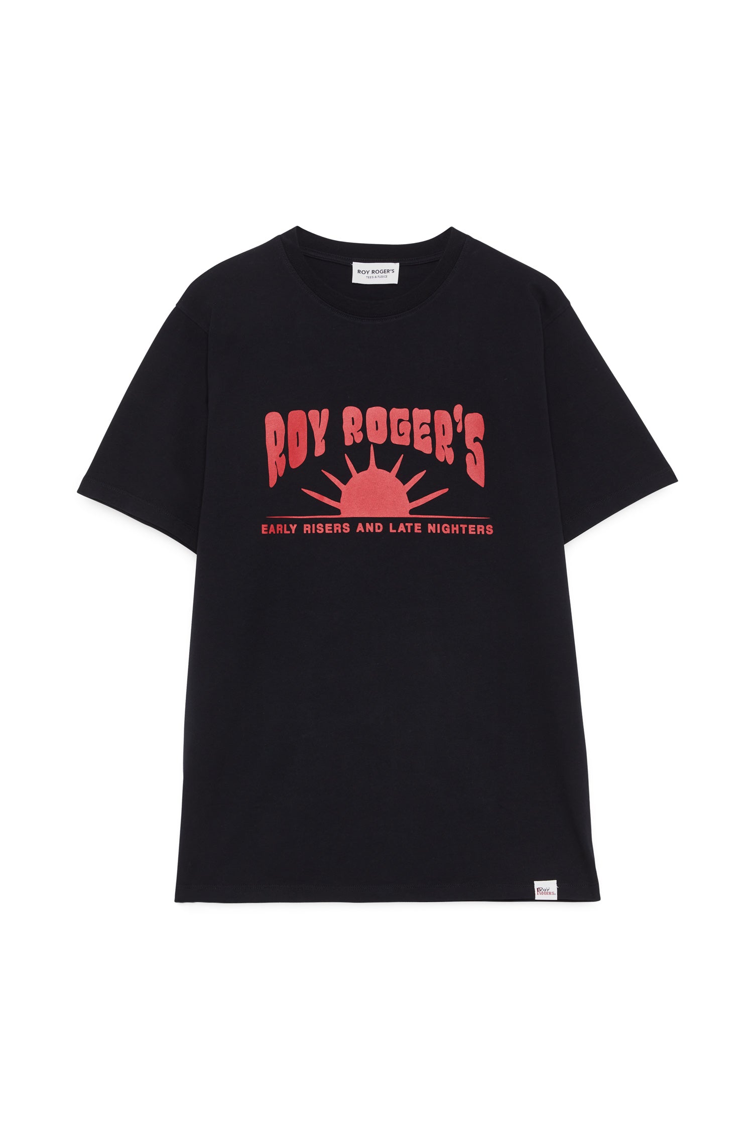 T-shirt ROY ROGER'S Mezza manica stampa sole
Nero
